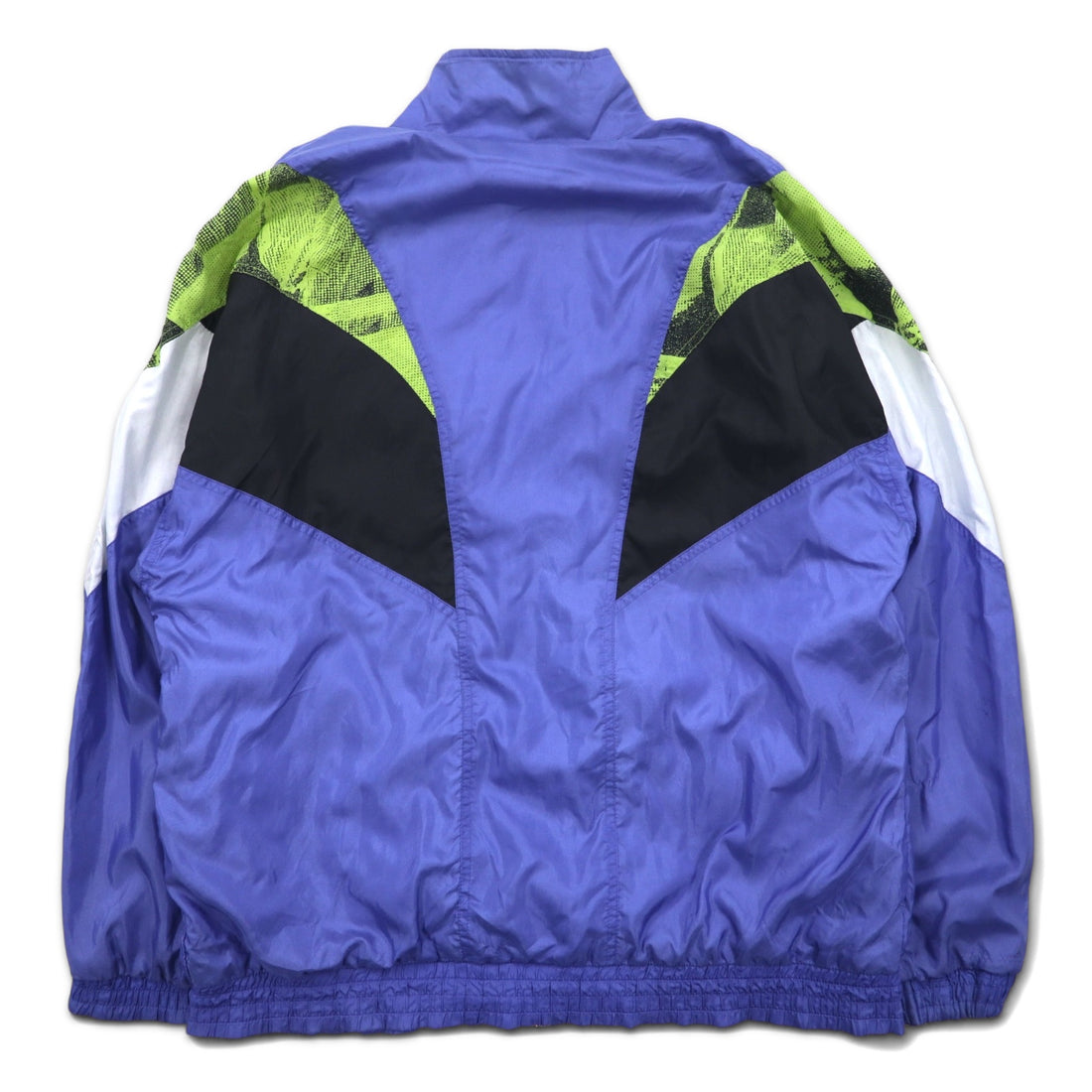 Adidas 90s Nylon Track Jacket, Medium, Blue, Embroidered Trefoil Logo, Silver Tag