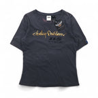 HARLEY DAVIDSON Logo Print T-shirt M Gray Cotton 115th Anniversary Model Unused Item