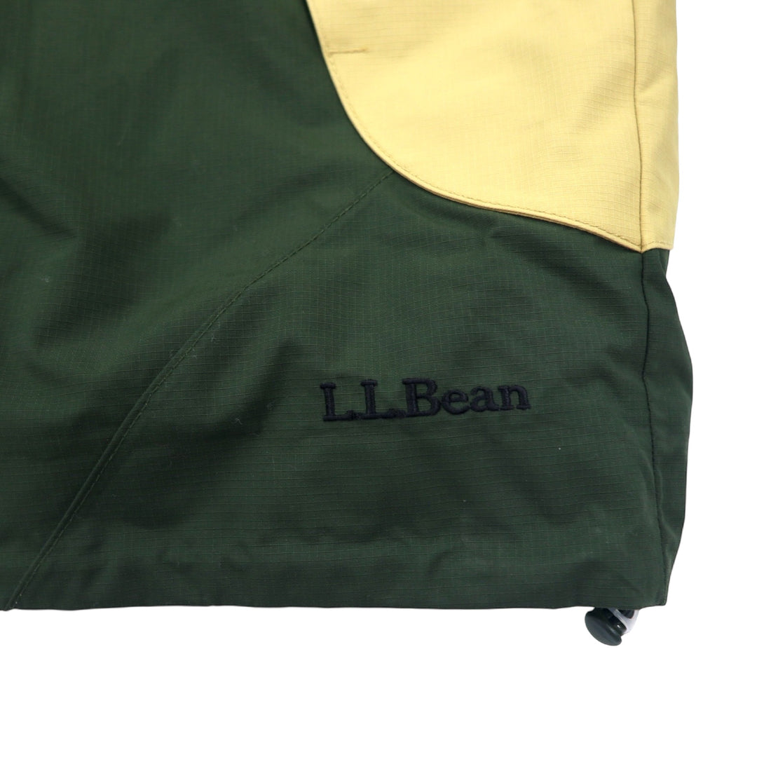 LLBean 90s Mountain Parka XL Khaki Nylon Waterproof Zip-in-Zip Mountain Tag