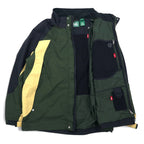 LLBean 90s Mountain Parka XL Khaki Nylon Waterproof Zip-in-Zip Mountain Tag