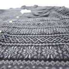 CASH CA Cut-off Shirt, Medium, Gray, All-over Pattern, Nordic, CAW11-SH0011, Made in Japan