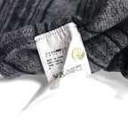 CASH CA Cut-off Shirt, Medium, Gray, All-over Pattern, Nordic, CAW11-SH0011, Made in Japan