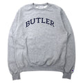 日本然リトテ-古着オンライン-Champion カレッジ プリント スウェット XL グレー コットン 裏起毛 BUTLER エルサルバドル製-Champion College Print Sweatshirt XL Gray Cotton BRUSHED LINING BUTLER El Salvador MADE