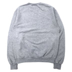 Champion College Print Sweatshirt XL Gray Cotton Brushed Back BUTLER Made in El Salvador