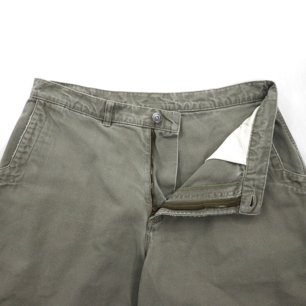 Patagonia 2000s Stand Up Shorts, Duck Fabric, Khaki, Organic Cotton, Size M