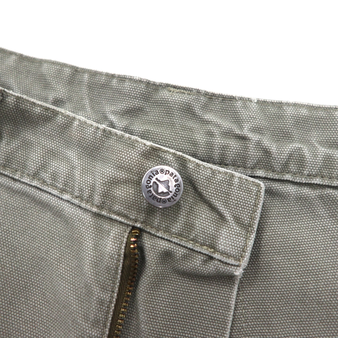 Patagonia 2000s Stand Up Shorts, Duck Fabric, Khaki, Organic Cotton, Size M