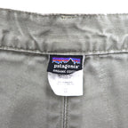 Patagonia 2000s Stand Up Shorts, Duck Fabric, Khaki, Organic Cotton, Size M