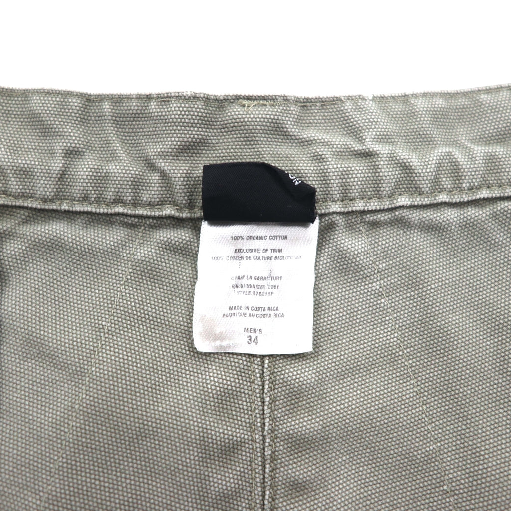 Patagonia 2000s Stand Up Shorts, Duck Fabric, Khaki, Organic Cotton, Size M