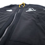 adidas トラックジャケット ジャージ L ブラック ナイロン ポリエステル ロゴワッペン Training W VRCT Jacket EA0422