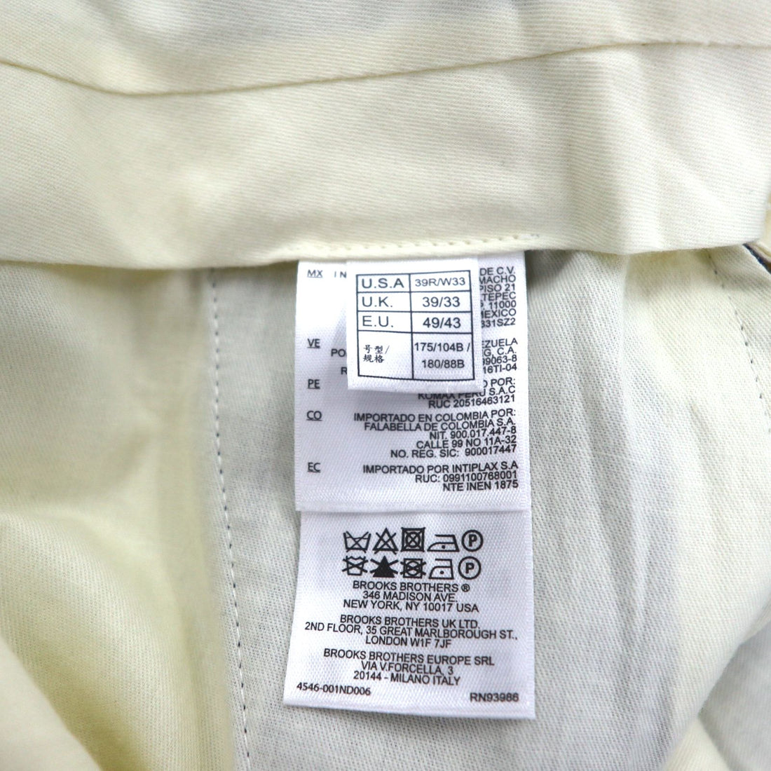 Brooks Brothers Italian Made REGENT Slacks Pants L Blue Check Wool Sheepskin Suspender Buttons