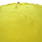 Polo by Ralph Lauren 90年代 ハーフジップ スウェット L イエロー コットン スモールポニー 刺繍
