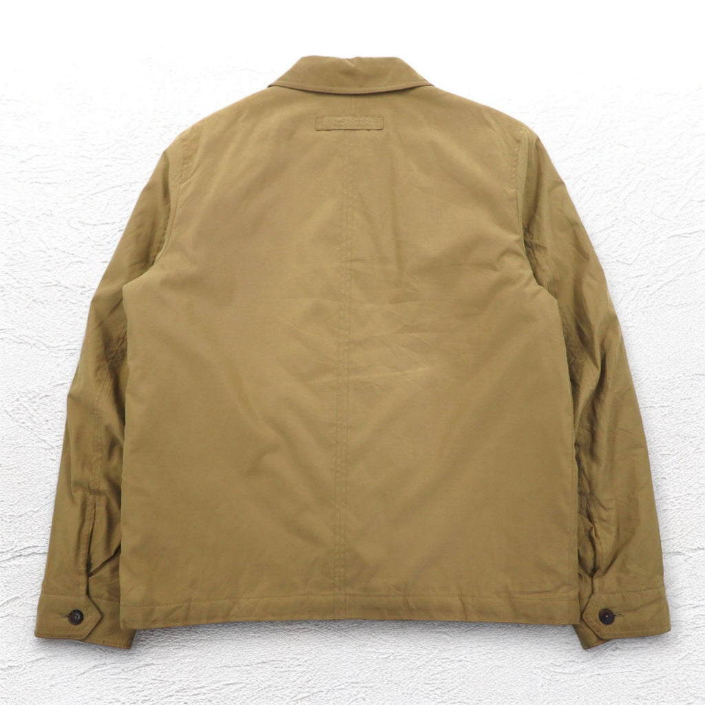 TOMMY HILFIGER ピーチスキン スウィングトップ ハリントンジャケット XL ベージュ ポリエステル