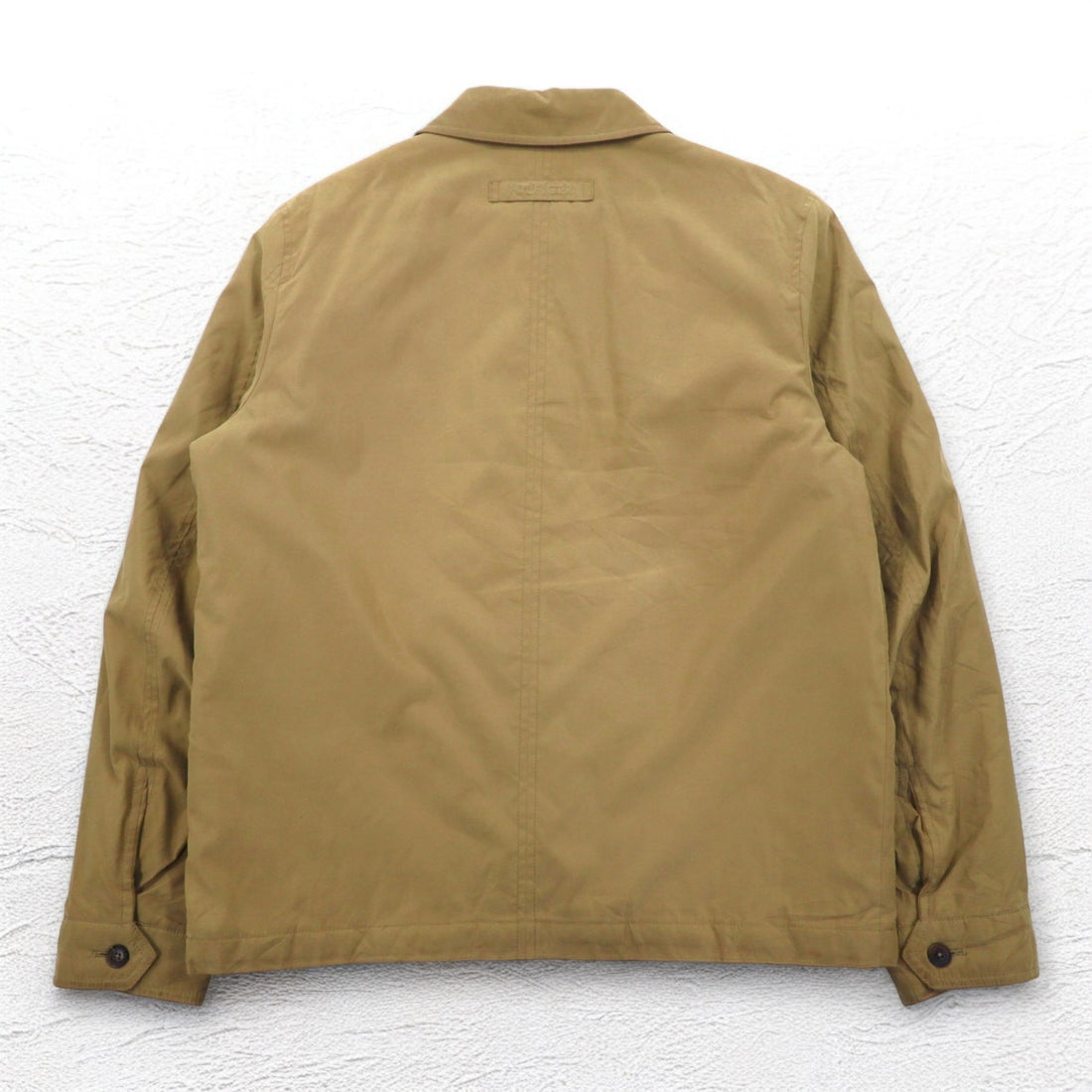 TOMMY HILFIGER ピーチスキン スウィングトップ ハリントンジャケット XL ベージュ ポリエステル
