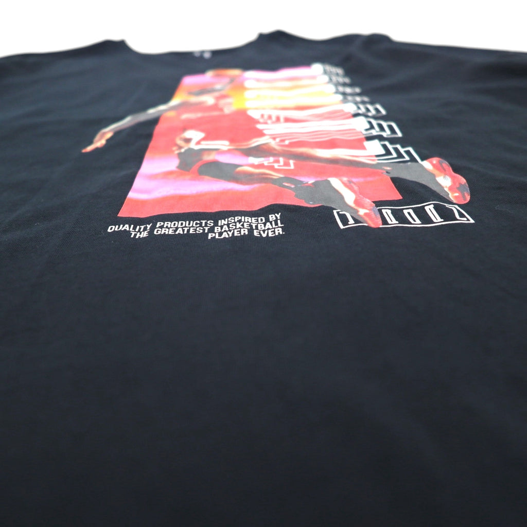 JORDAN BRAND (NIKE) Jordan Print T-Shirt, Size L, Black Cotton, Jumpman (CW0860-010), Unused