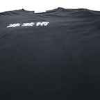 KIDILL Non-Artistic Print T-Shirt FREE Black Cotton Kanji