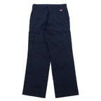 Dickies カーゴ ワークパンツ 32 ネイビー ポリエステル コットン チノ  2112372
