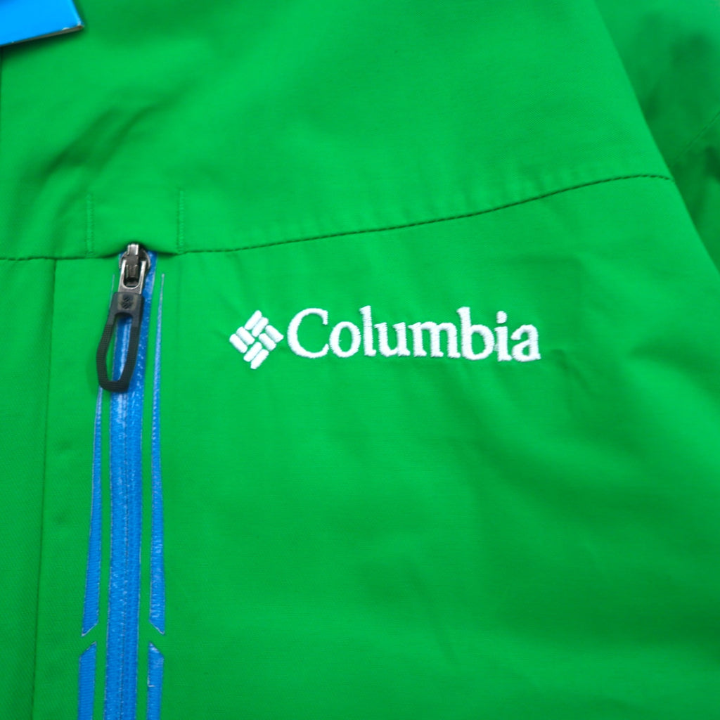Columbia Omni-HEAT Mountain Parka M Green Omni-Tech Waterproof CUBIST 2.0 JACKET SM4010-010 Unused
