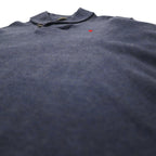 POLO RALPH LAUREN Shawl collar sweatshirt L Navy cotton small pony embroidery