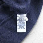 POLO RALPH LAUREN Shawl collar sweatshirt L Navy cotton small pony embroidery