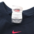 NIKE 2000s TEAM College Print T-Shirt, XL, Black, with Wisconsin Football Center Swoosh