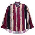 日本然リトテ-古着オンライン-Wrangler USA製 80年代 カウボーイカット ボタンダウンシャツ XL マルチカラー コットン-Wrangler USA Made 80's Cowboy Cut Button-down Shirts XL multi color Cotton