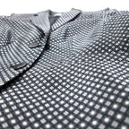 Calvin Klein 2B Tailored Jacket S Silver Monogram All-over Print Polyester