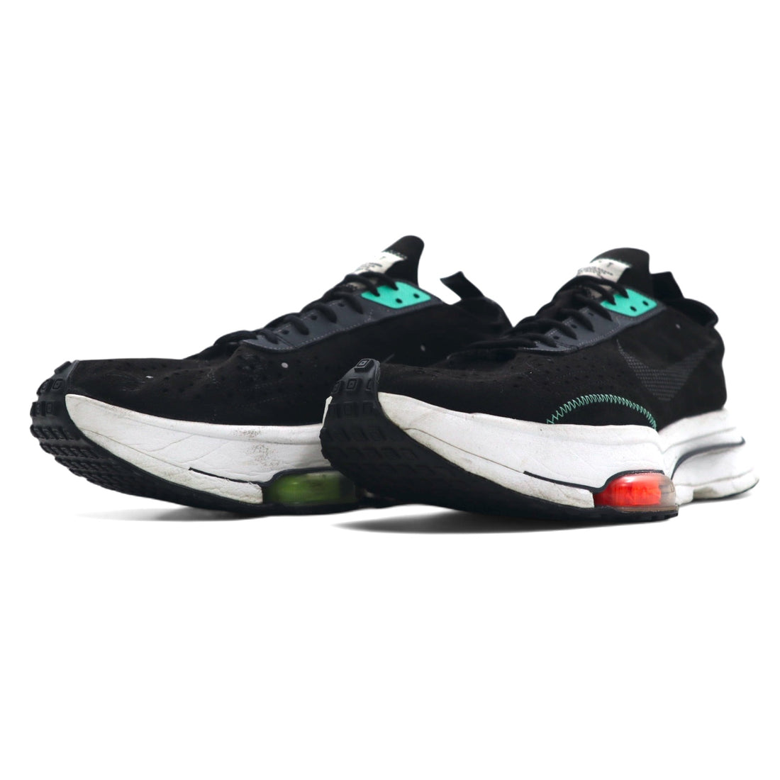 NIKE AIR ZOOM SNEAKER 28cm BLACK TYPE BLACK MENTA SUEDE N.354 CJ2033-010