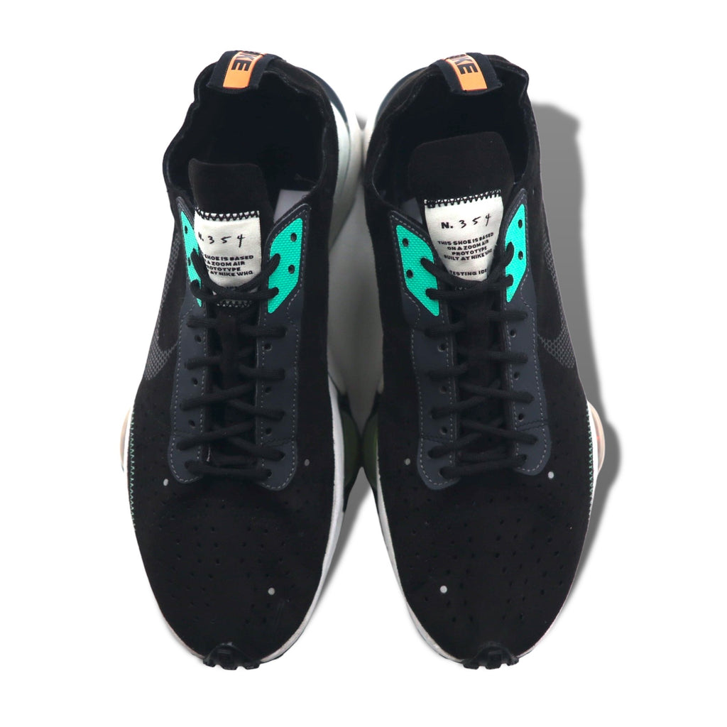 NIKE AIR ZOOM SNEAKER 28cm BLACK TYPE BLACK MENTA SUEDE N.354 CJ2033-010