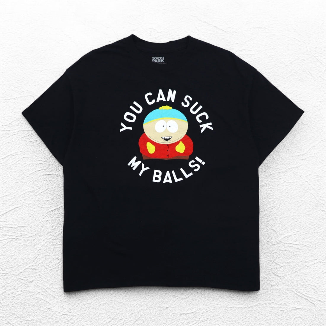 SOUTH PARK South Park Anime Character Print T-Shirt XL Black YOU CAN SUCK MY BALLS Made in Nicaragua
