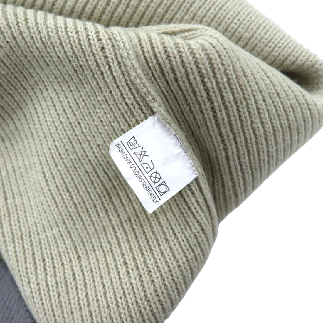 LACOSTE 90s Tilden Knit V-Neck Sweater L Beige Acrylic One Point Logo