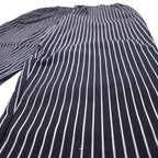 Premium uniforms Chef pants Easy pants M Black Stripe Polyester Cotton Chefs Choice