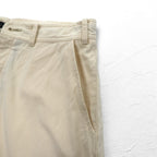 O project ワイド サルエル パンツ REGULAR FIT TROUSERS トラウザーズ S コットン ベージュ 日本製