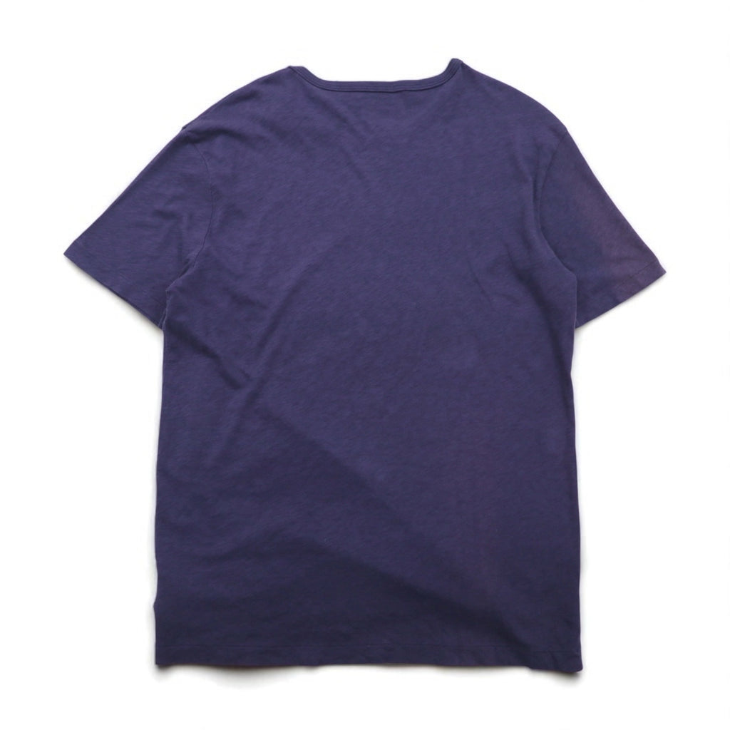 POLO RALPH LAUREN Vintage USRL Logo Print T-Shirt, Navy, Cotton, Size XL, DM-42, Unused