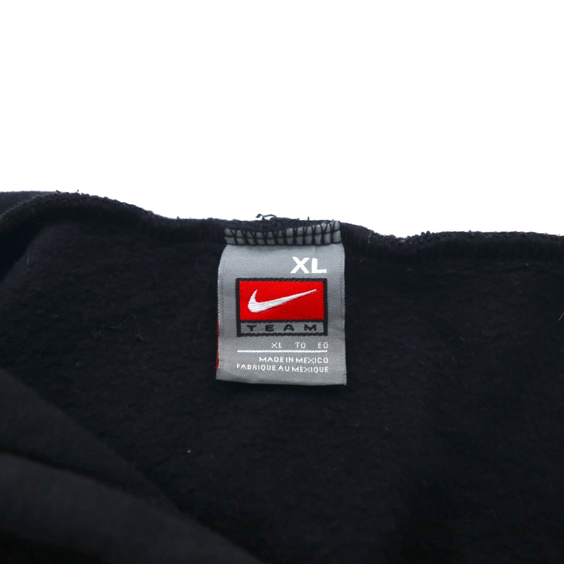 NIKE 00年代 TEAMタグ WAGNER BASEBALL プリントパーカー XL ブラック コットン センタースウッシュ ロゴ刺繍