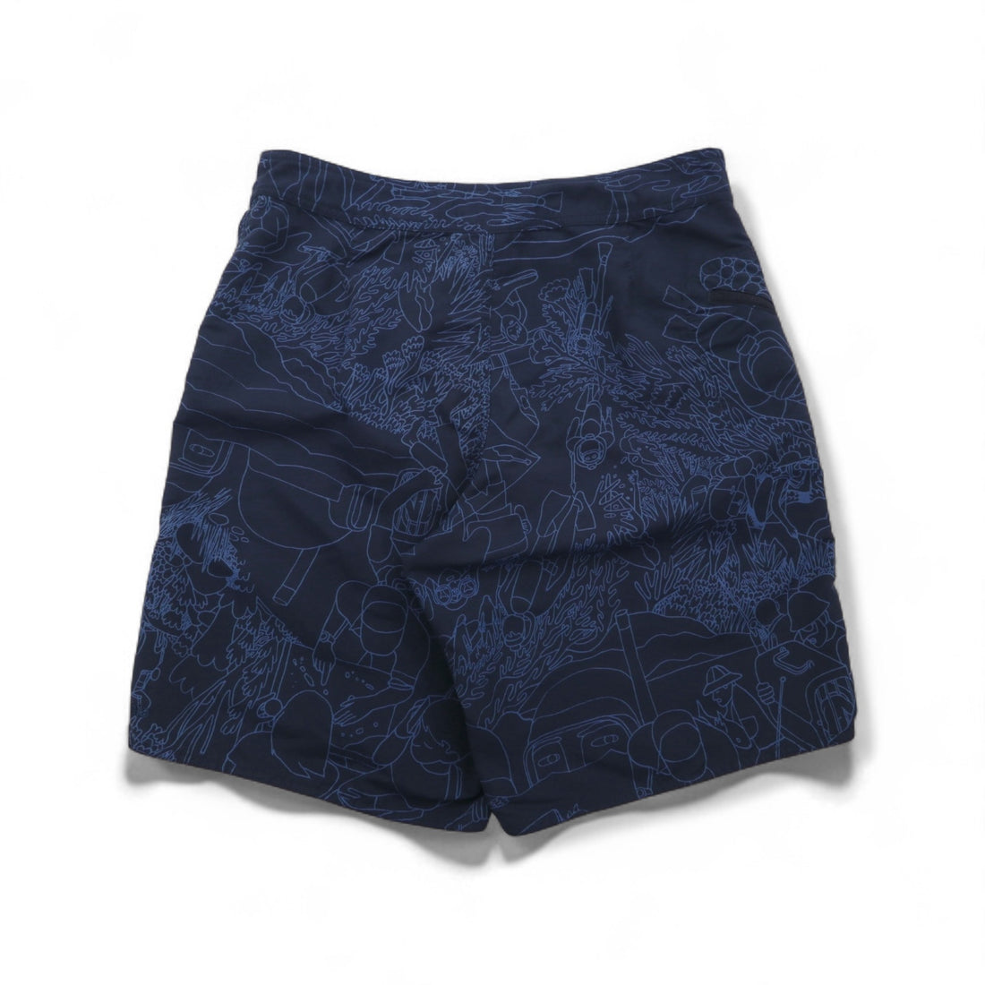 Patagonia Wavefarer II Board Shorts, Size M, Nylon, All-Over Print, 86711