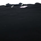 FRED PERRY x AKANE UTSUNOMIYA Wide-leg Polo Shirt, Size S, Black Cotton, Pique Pique Shirt, F5334, Made in Japan