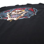 SLAYER スレイヤー バンド Tシャツ L ブラック コットン 両面プリント スカル FRUIT OF THE LOOM モロッコ製