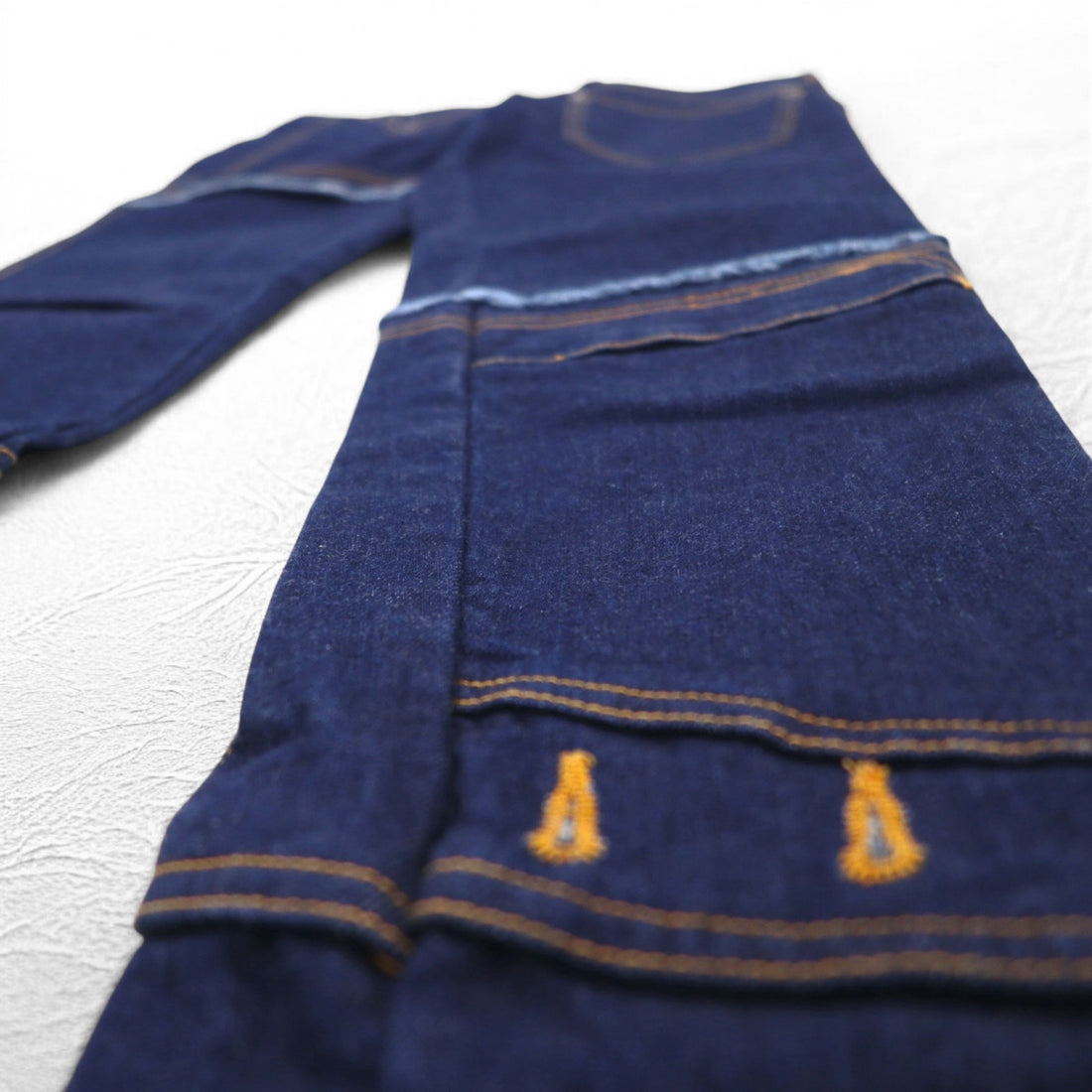 whowhat Puzzle Denim Pants S Indigo Blue Stretch Made in Japan