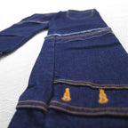 whowhat Puzzle Denim Pants S Indigo Blue Stretch Made in Japan