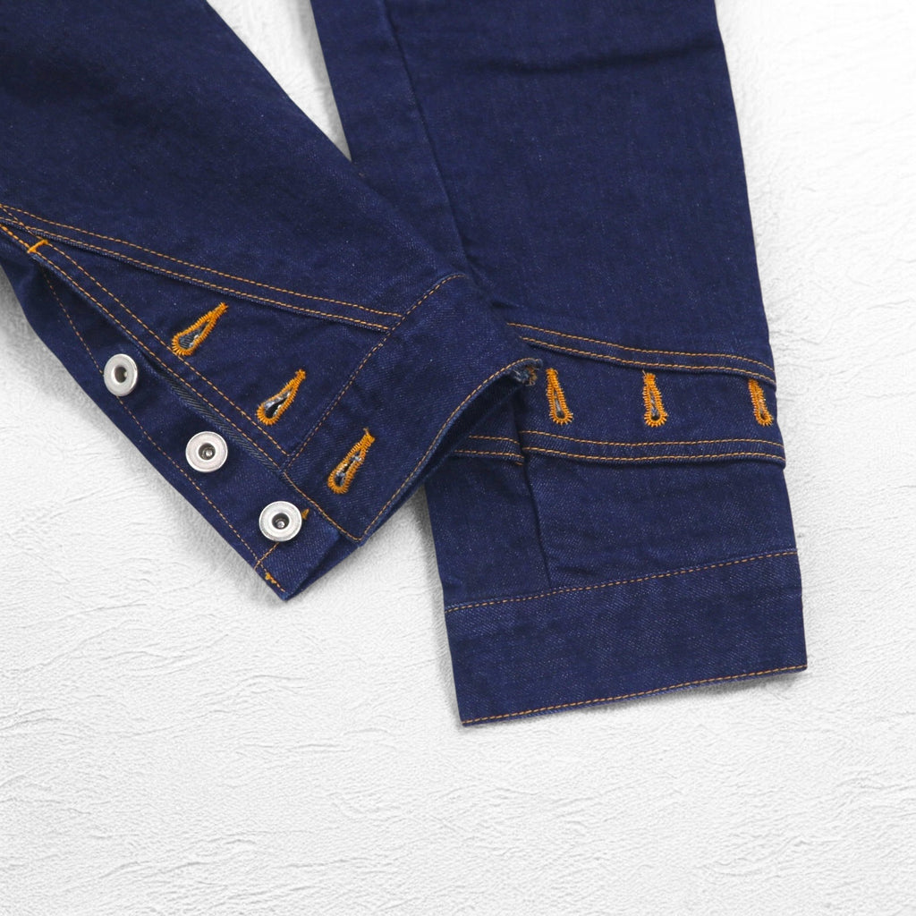 whowhat Puzzle Denim Pants S Indigo Blue Stretch Made in Japan