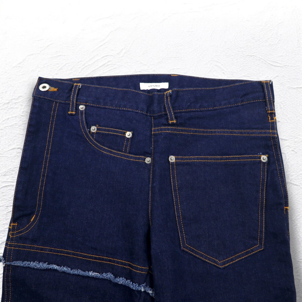 whowhat Puzzle Denim Pants S Indigo Blue Stretch Made in Japan