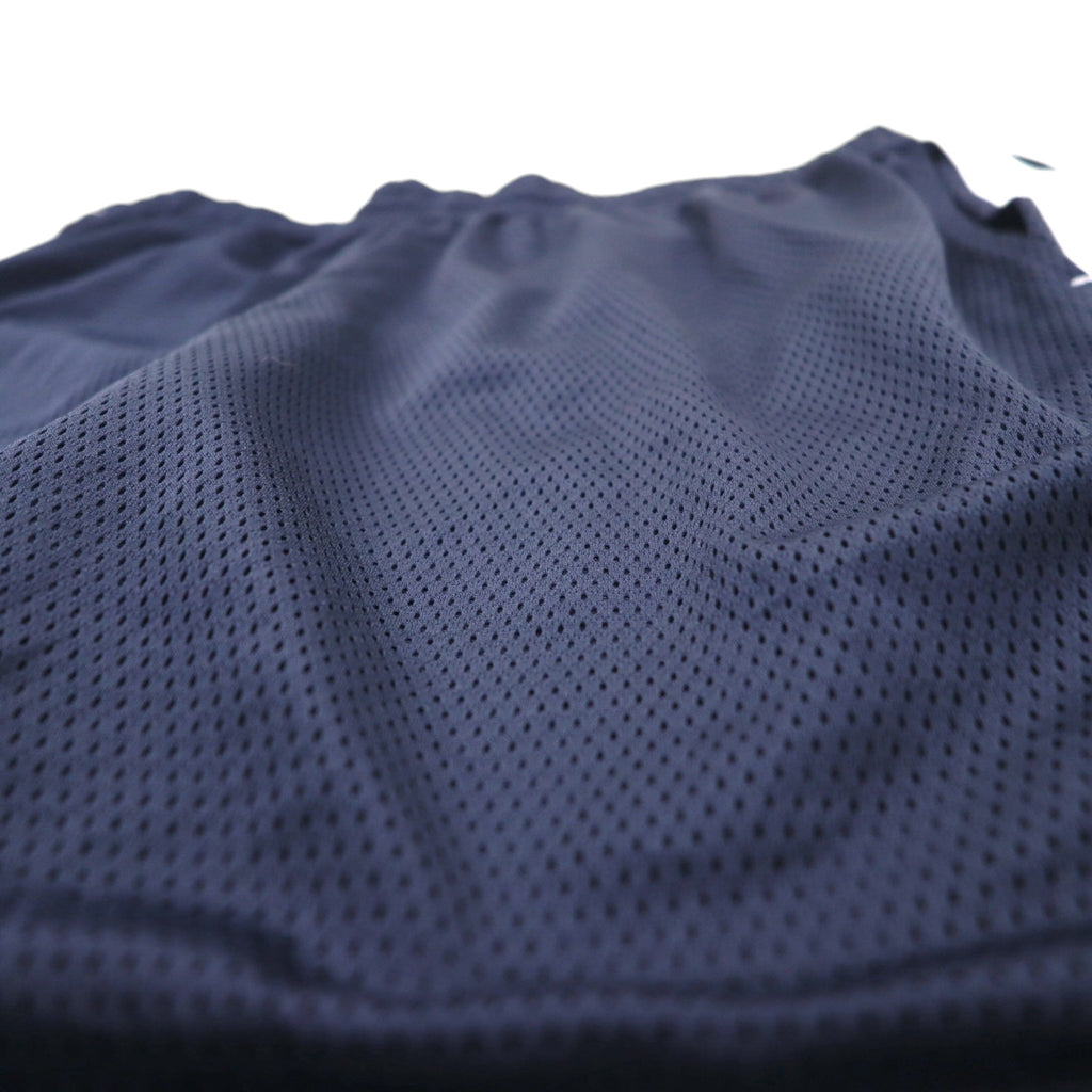 Champion Mesh Game Shorts, Size 2XL, Navy, Side Stripes, One-Point Logo, Made in El Salvador