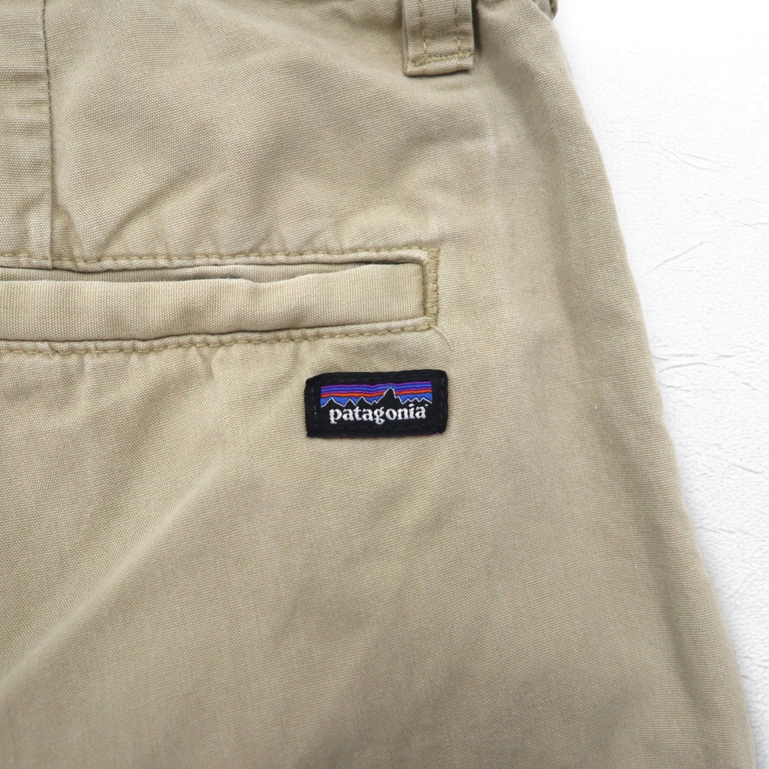 Patagonia Allwear Shorts, Half Pants, L, Beige, Organic Cotton, 57675, Made in Sri Lanka