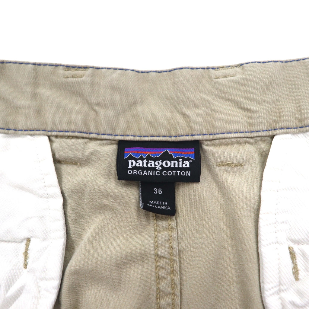 Patagonia Allwear Shorts, Half Pants, L, Beige, Organic Cotton, 57675, Made in Sri Lanka