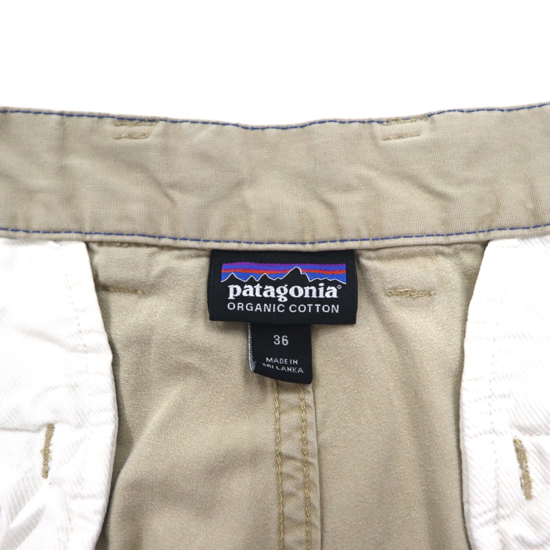Patagonia Allwear Shorts, Half Pants, L, Beige, Organic Cotton, 57675, Made in Sri Lanka