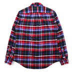 Polo by Ralph Lauren Oversized Flannel Shirt, Medium, Red, Cotton, Check