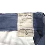 POLO RALPH LAUREN Utility Canvas Baggy Short Cargo Pants, Size L, Gray, Knee-Length