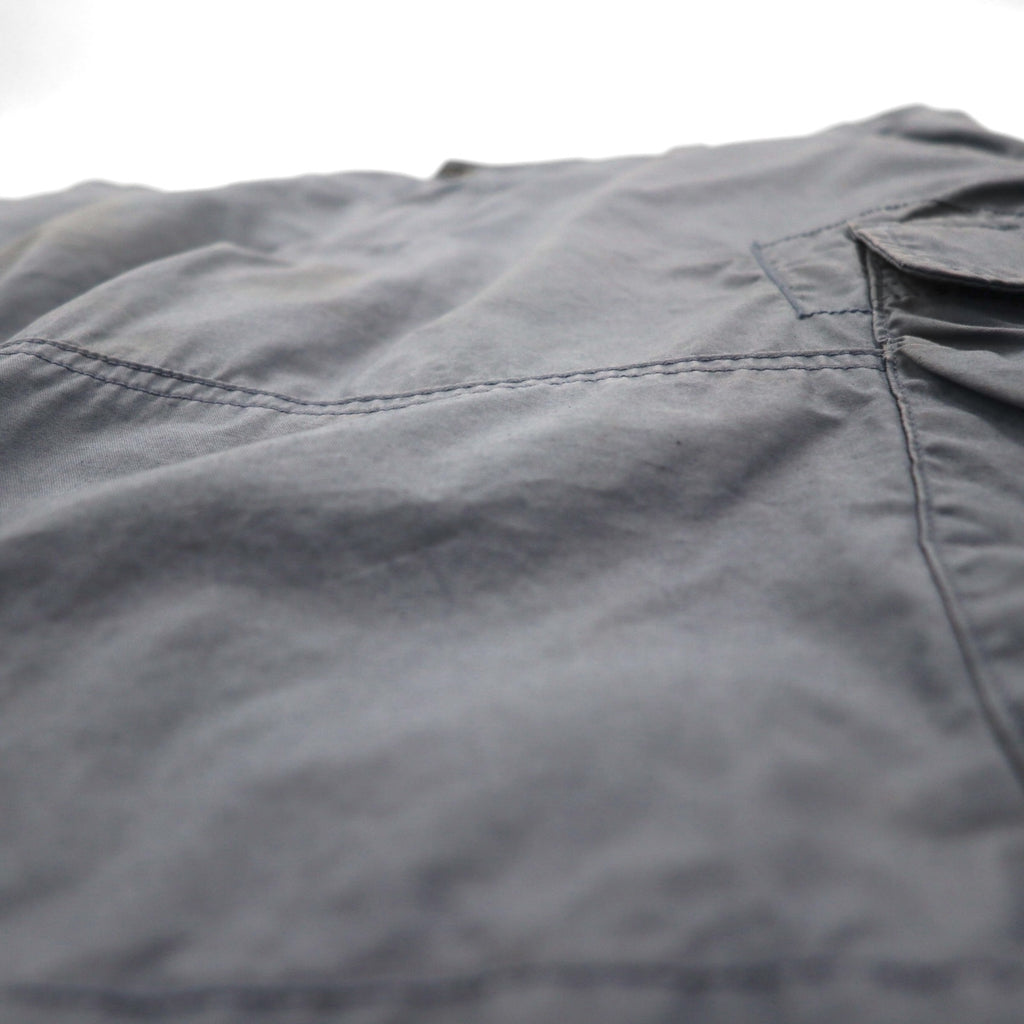 POLO RALPH LAUREN Utility Canvas Baggy Short Cargo Pants, Size L, Gray, Knee-Length