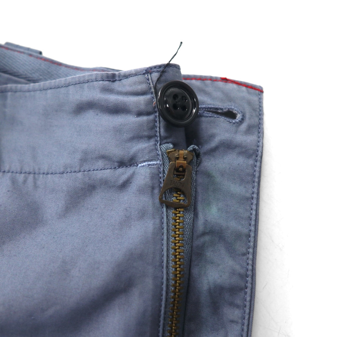 POLO RALPH LAUREN Utility Canvas Baggy Short Cargo Pants, Size L, Gray, Knee-Length