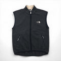 THE NORTH FACE 90s USA Made Fleece Vest, Size Small, Gray, One-Point Logo, Zip Pocket
